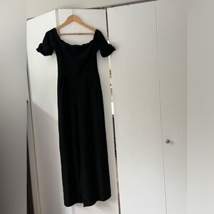 Gal Meets Glam Bow Jumpsuit Size 2 Black EUC